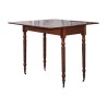 Writing table with mahogany flaps with legs turned on … - Moinat - Bridge tables, Changer tables