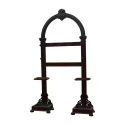Large Victorian style mahogany clothes rack with