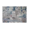 Wandteppich „Einschiffungsszene oder Hafenszene“ aus Wolle und … - Moinat - Teppiche