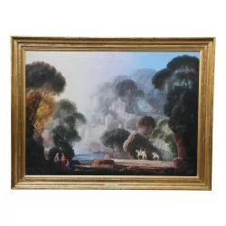 幅油画《马拉尼翁的骑士》，