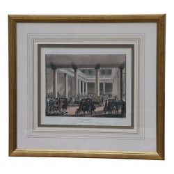 Series of 12 English engravings “Stamp office Somerset house”, …