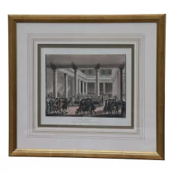 Серия из 12 английских гравюр «Штамповое бюро Somerset House», …