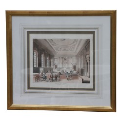 Series of 12 English engravings “Stamp office Somerset house”, …