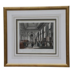 Series of 12 English engravings “Stamp office Somerset house”, …