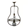 Лампа масляная, подвесная, без плафона. 20 век - Moinat - Люстры, Плафоны