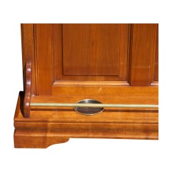 Kleiderschrank, Garderobe, in Kirsche ohne Spiegel.