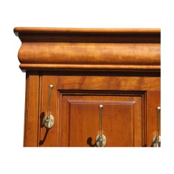 Kleiderschrank, Garderobe, in Kirsche ohne Spiegel.