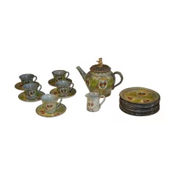Porcelain tea set, rare, Old Thun, including: …