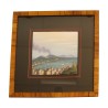 Tableau gouache sous verre Napolitaine, bord de mer avec … - Moinat - Tableaux - Paysage