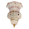 Applique avec structure doré et argenté ornée de cristaux de … - Moinat - Appliques murales