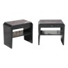 对带 1 个抽屉和 1 个胯架的床头柜，…… - Moinat - End tables, Bouillotte tables, 床头桌, Pedestal tables