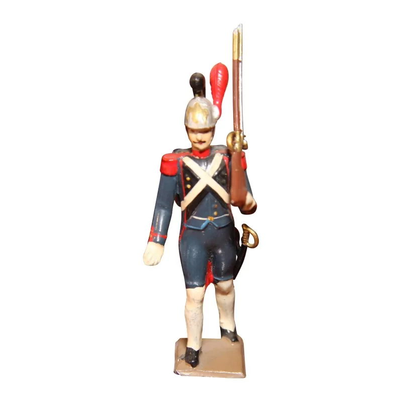 soldier “Rifle carrier” in polychrome lead. 20th century - Moinat - Decorating accessories