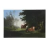 Oil painting on canvas signed Charles HUMBERT (1813 - 1881) and … - Moinat - VE2022/1