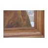 Tableau huile sur toile “Bûcheron - Homme à la hache” signé en … - Moinat - Tableaux - Portrait