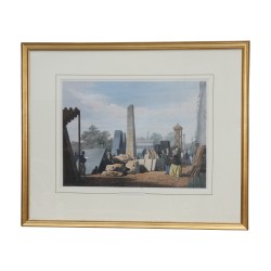 Série de 5 gravures sur le sujet de la Grand Exposition de …