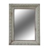 Mirror composed of an old frame in white patinated wood... - Moinat - Mirrors