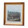 Farbige Glasgravur „Rückkehr von … - Moinat - Gravüren