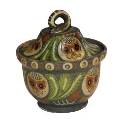 Old Thun Swiss porcelain sugar bowl, 19th century