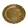 Large round dish in 925 silver. Peru, 20th century - Moinat - Silverware