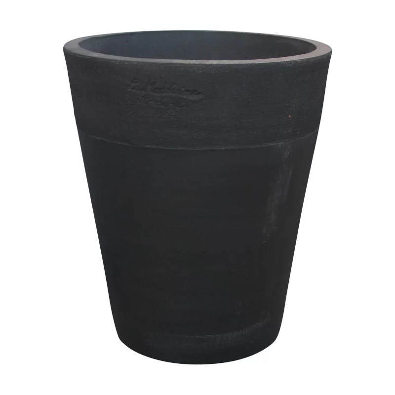 Vase de jardin Mazagram moyen modèle, en terre noire semi … - Moinat - Urnes, Vases