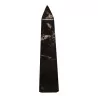 Obelisk aus weiß geädertem schwarzem Marmor. Ende des 19. Anfang des 20. ... - Moinat - Dekorationszubehör