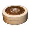 round ivory box with medallion on lid. France, … - Moinat - Boxes, Urns, Vases