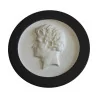 Meissen porcelain medallion with black wooden frame, … - Moinat - Chinaware, Porcelain