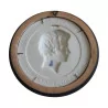 Meissen porcelain medallion with black wooden frame, … - Moinat - Chinaware, Porcelain