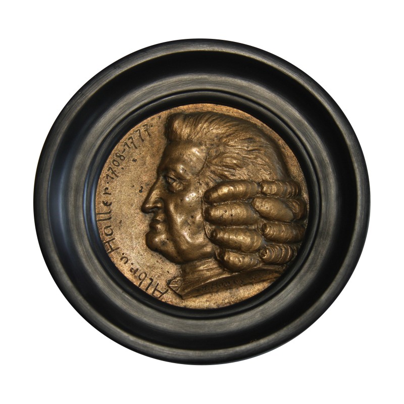 枚 A. Haller 1708 - 1777 铜牌,有签名。 20日… - Moinat - 装饰配件 枚 A. Haller 1708 - 1777 铜牌,有签名。 20日… - Moinat - 装饰配件