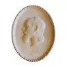 Oval ceramic medallion of Ludwig III, left profile, dated … - Moinat - Chinaware, Porcelain