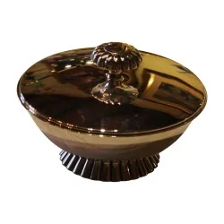 Sucrier avec couvercle en argent 800 (111 gr) 20ème siècle