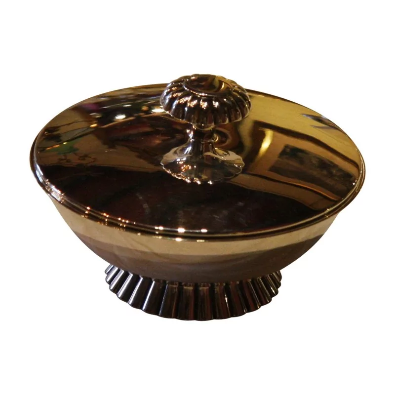 Sucrier avec couvercle en argent 800 (111 gr) 20ème siècle - Moinat - Argenterie