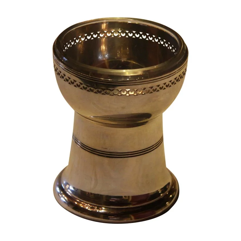 Verre a Kiddouch en argent 800 (293 gr) avec verre à - Moinat - Argenterie