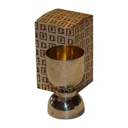 Verre à Kiddouch en argent 800 (111 gr). Israël, 20ème siècle