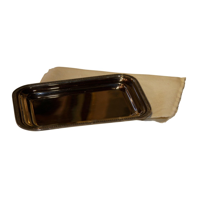 800 silver dish (308g) with its storage bag. 20th … - Moinat - Silverware 800 silver dish (308g) with its storage bag. 20th … - Moinat - Silverware