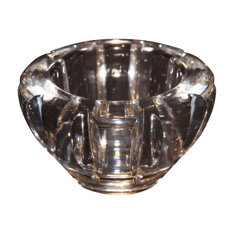 个 Orrefors 水晶盘。 20世纪 - Moinat - 箱, 瓮, 花瓶