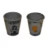 Paar lackierte Keramikpauken, handgefertigt … - Moinat - Schachtel, Urnen, Vasen