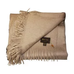 Loro Piana Decke, 100% Kaschmir, Überwurffarbe Made in