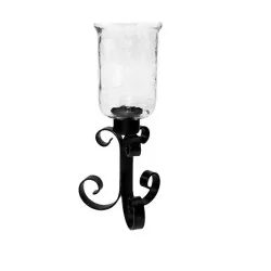 Small glass tealight holder