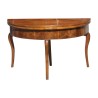 Louis-Philippe half-moon table in walnut. Switzerland (Vaud), towards … - Moinat - Dining tables