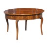Louis-Philippe half-moon table in walnut. Switzerland (Vaud), towards … - Moinat - Dining tables