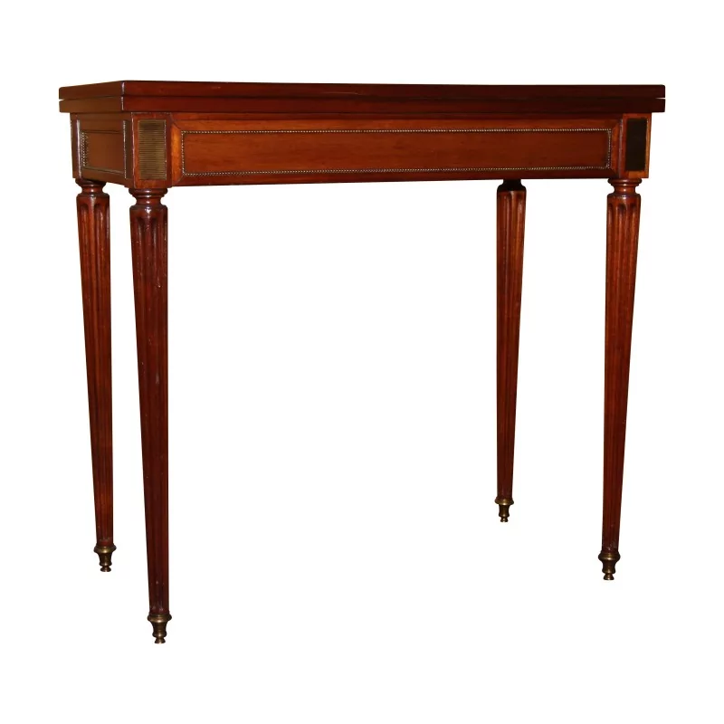 桃花心木游戏桌，Mailfert 的 Birkle 模型…… - Moinat - Bridge tables, Changer tables