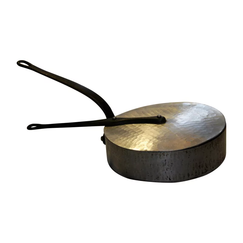 Saucepan or sauté pan in copper with its lid France … - Moinat - Decorating accessories
