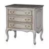 Kommode - Louis XV Nachttisch aus weiß lackierter geformter Buche … - Moinat - Kommoden, Schubladenstöcke, Semainer