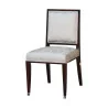 1930 装饰艺术风格的椅子，抛光桃花心木，带有彩色鞋子…… - Moinat - 椅子