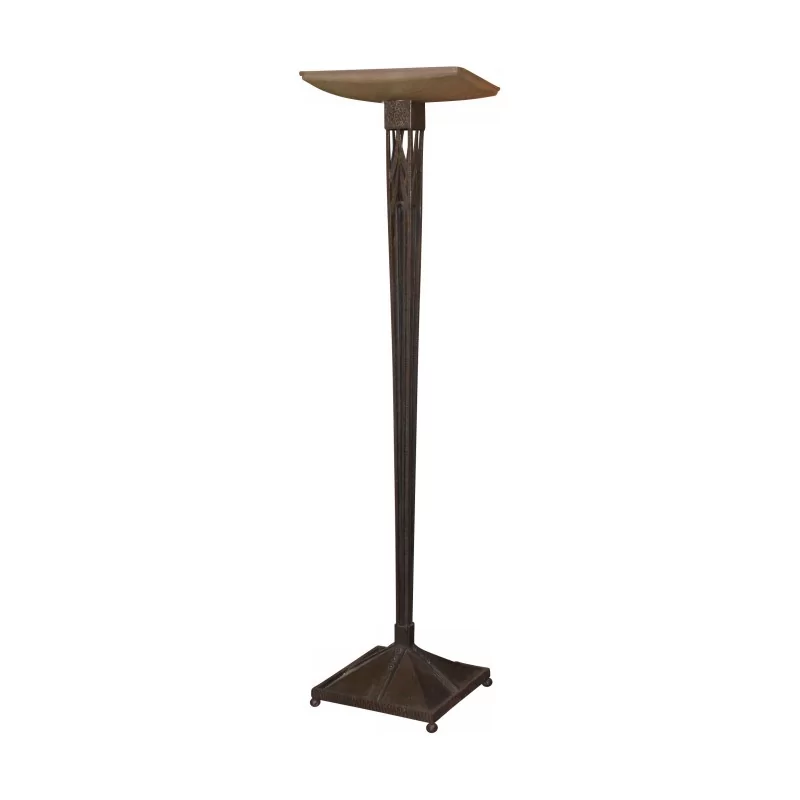 Lampadaire Art Déco à 4 lumières, piétement en fer forgé et … - Moinat - Lampadaires (au sol)