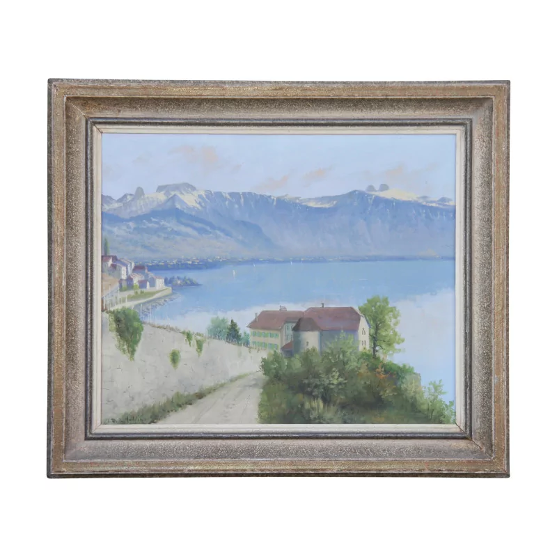 Painting, oil on canvas signed signed Eugène DEVAUD DE MADELIN … - Moinat - VE2022/1