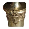 Paire de d'aiguières en bronze cuivré doré avec socle en … - Moinat - Accessoires de décoration