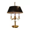 Lampe bouillotte de style Louis XIV grand modèle avec finition … - Moinat - Lampes de table