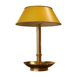 Directoire style brass lamp with fine gold finish and …